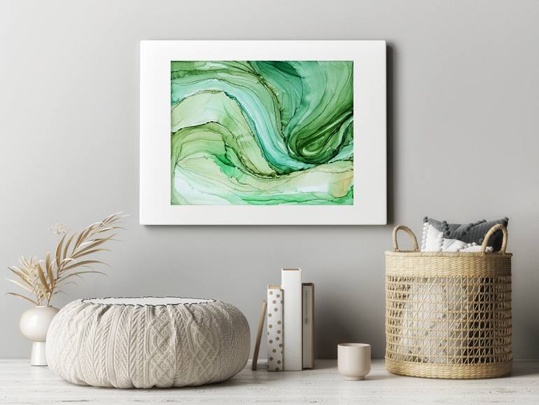 Original Abstract Expressionism Abstract Drawing by Tonya Link