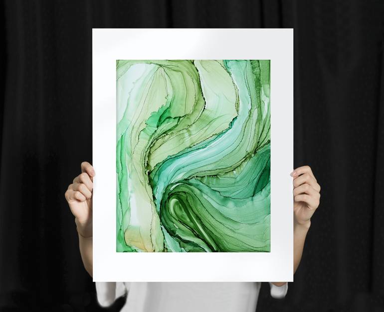 Original Abstract Expressionism Abstract Drawing by Tonya Link