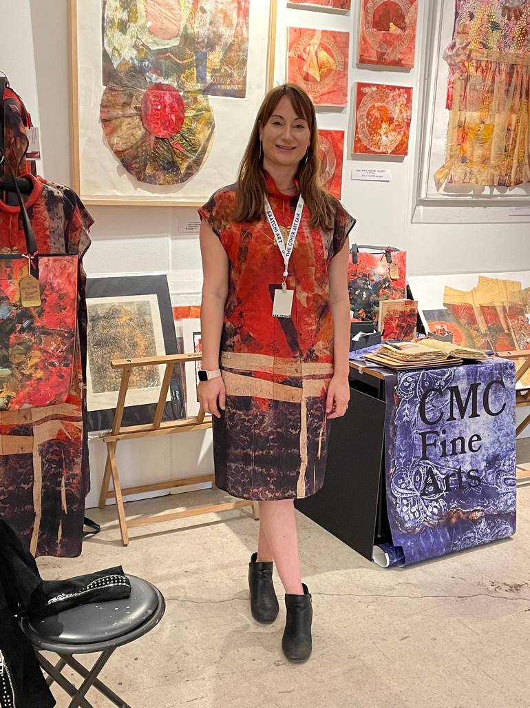 Original Abstract Women Printmaking by Caryl Christian Levy