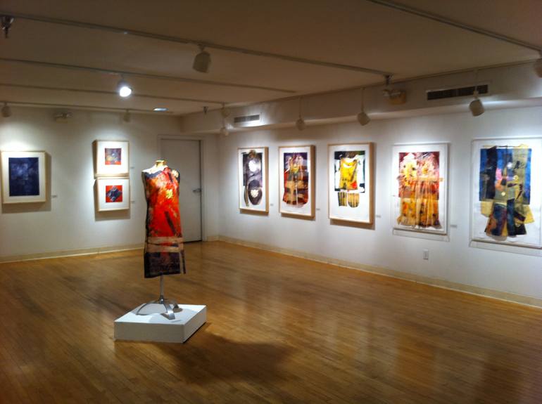 Original Abstract Women Printmaking by Caryl Christian Levy