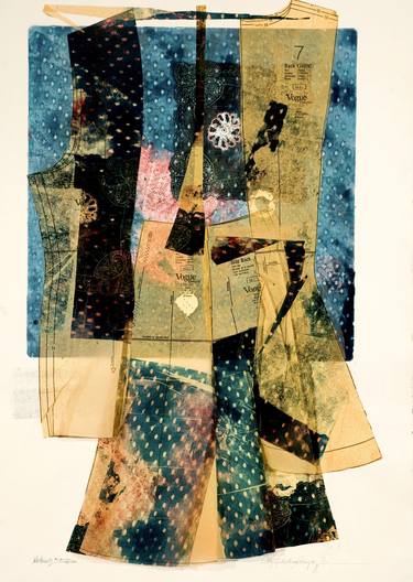 Original Abstract Women Collage by Caryl Christian Levy