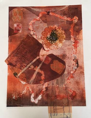 Original Abstract Women Printmaking by Caryl Christian Levy