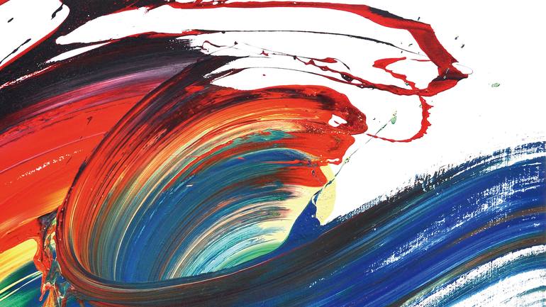 Original Minimalism Abstract Painting by Haengsook Choi