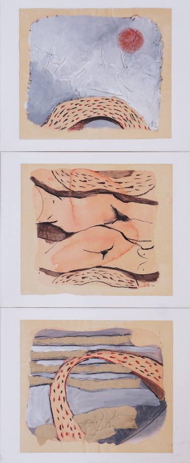 Original Figurative Nude Collage by Dilyana Belcheva