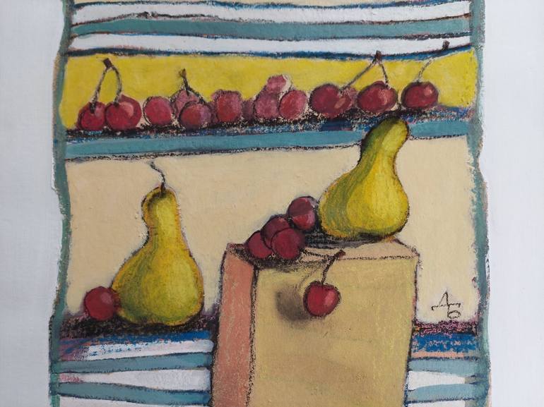 Original Folk Still Life Painting by Dilyana Belcheva