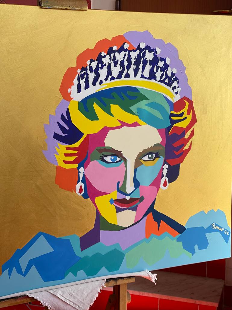 Original Portraiture Pop Culture/Celebrity Painting by Azzurra Lo Bello