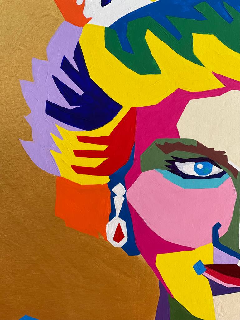 Original Portraiture Pop Culture/Celebrity Painting by Azzurra Lo Bello