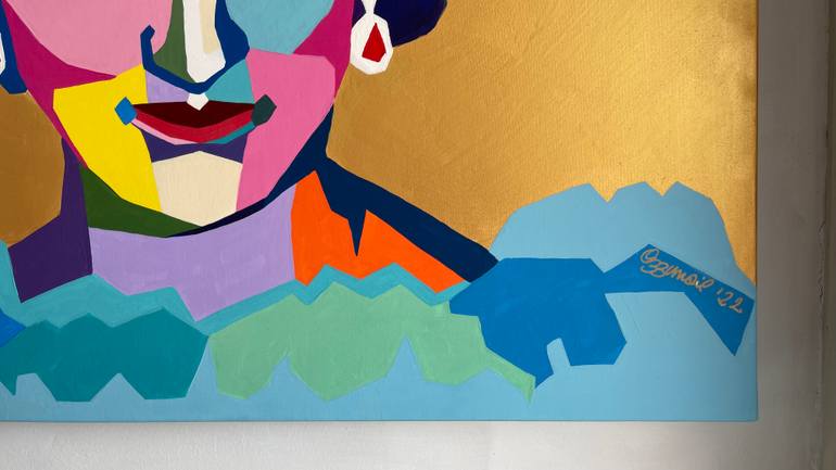 Original Portraiture Pop Culture/Celebrity Painting by Azzurra Lo Bello