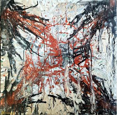 Print of Abstract Expressionism Abstract Paintings by Angeliki Charalampopoulou