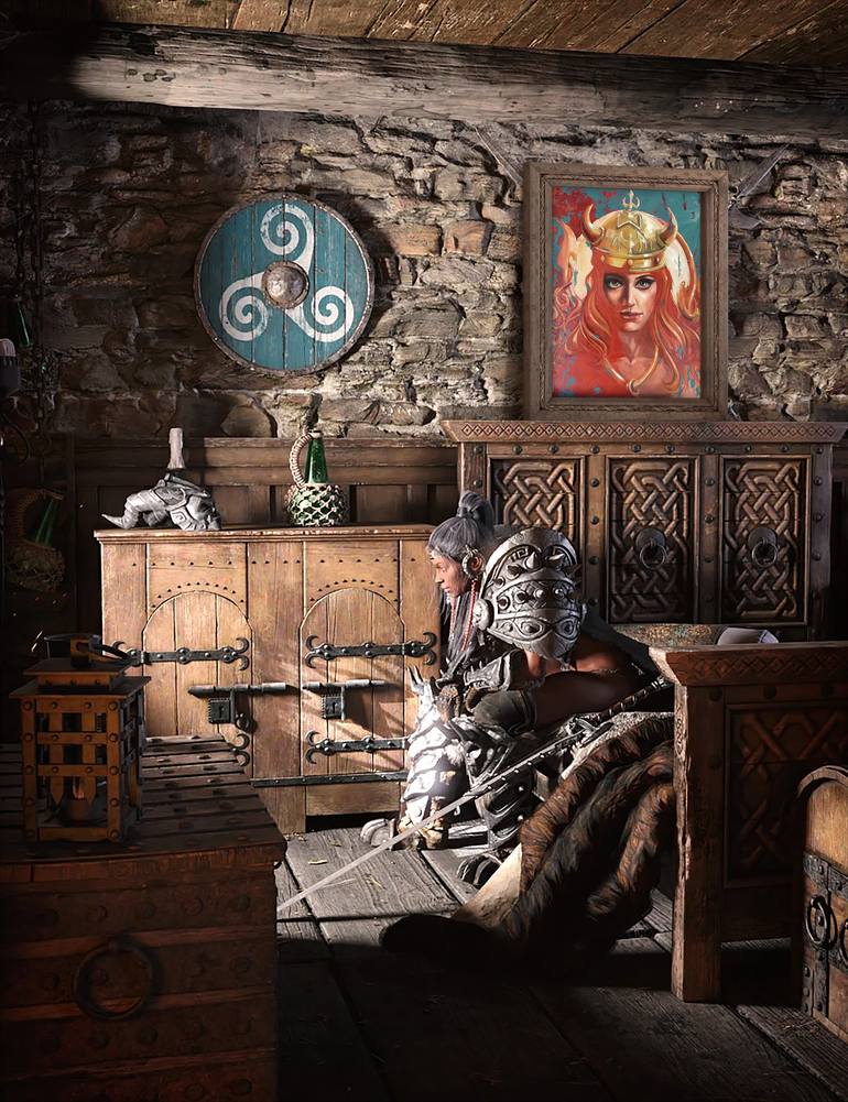 Original Conceptual Fantasy Painting by Sujith Dickmadugodage