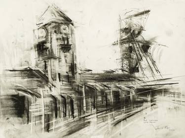 Print of Fine Art Architecture Drawings by Jordan L Rodgers