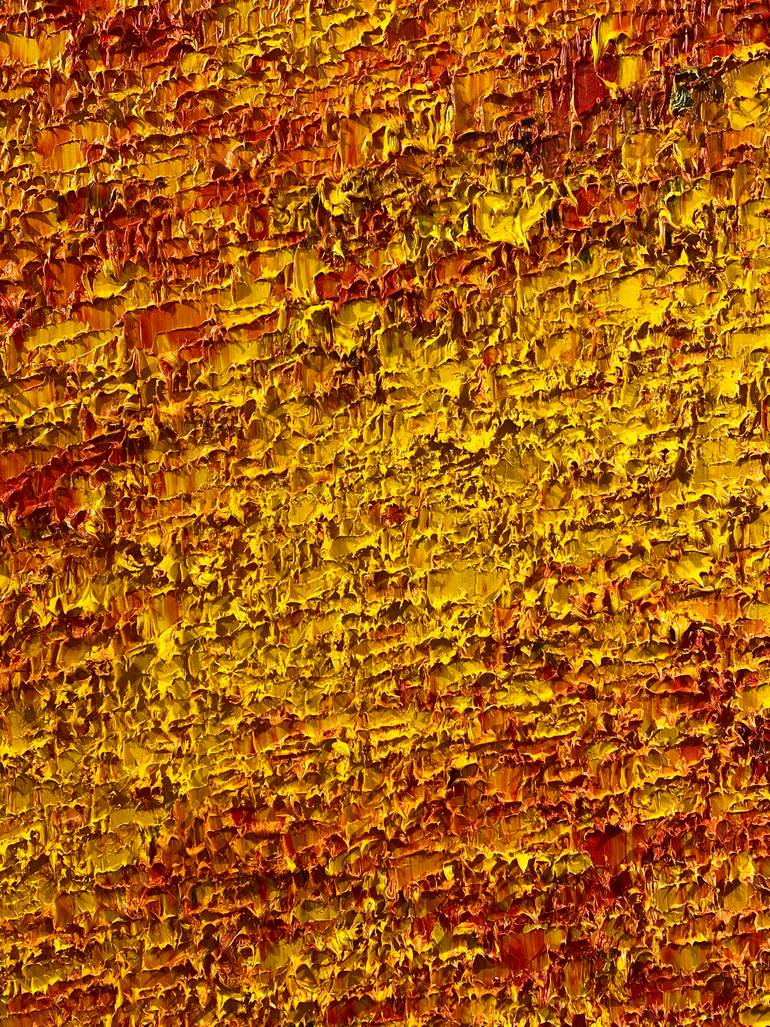 Original Abstract Expressionism Abstract Painting by Davids Baumanis