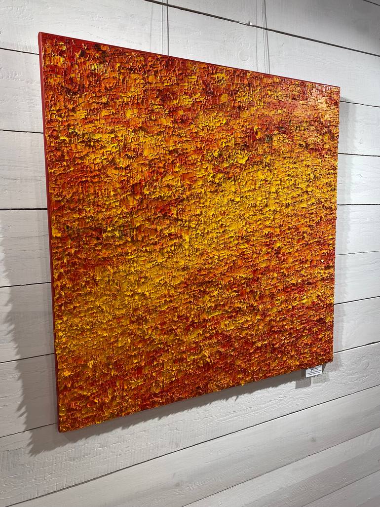 Original Abstract Expressionism Abstract Painting by Davids Baumanis