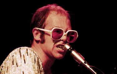 Elton John Halloween Night at The Forum 1974 - James Fortune thumb