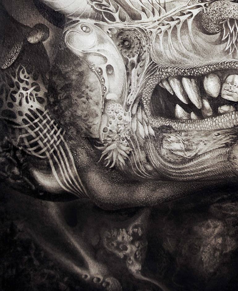 Original Other Fantasy Drawing by Otto Rapp