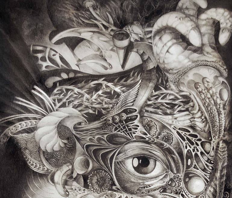 Original Other Fantasy Drawing by Otto Rapp