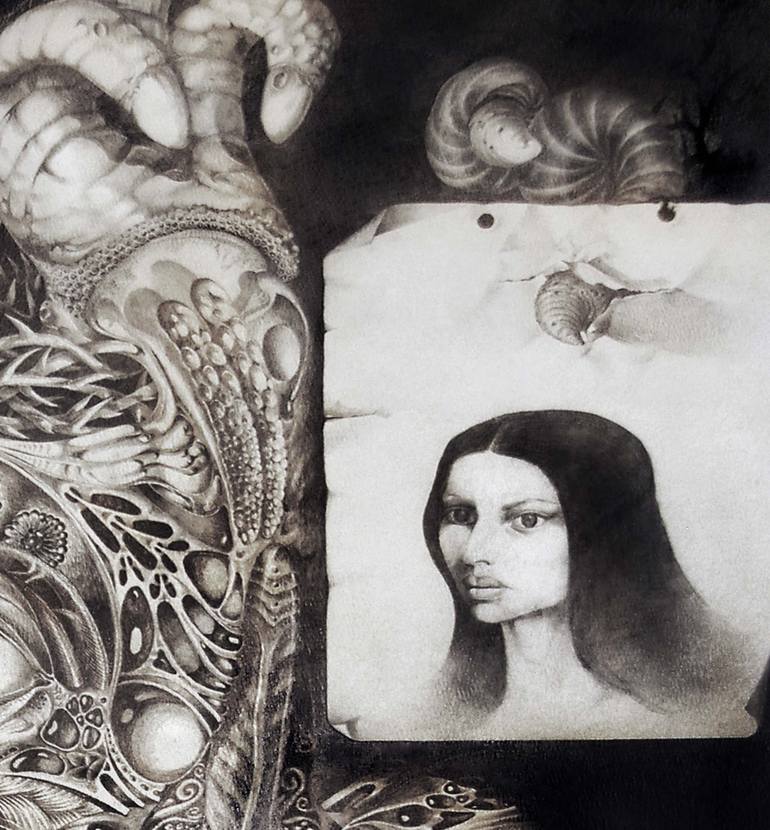 Original Other Fantasy Drawing by Otto Rapp