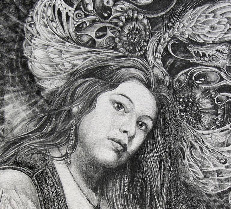 Original Other People Drawing by Otto Rapp