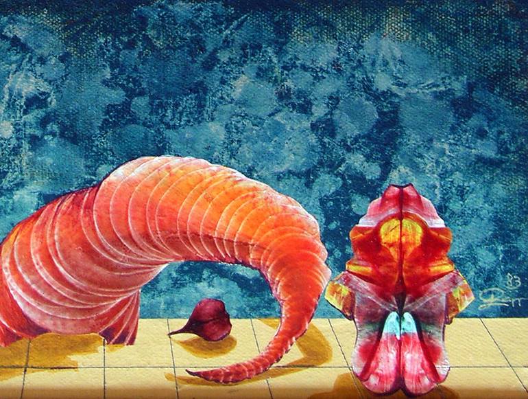 Original Surrealism Pop Culture/Celebrity Painting by Otto Rapp