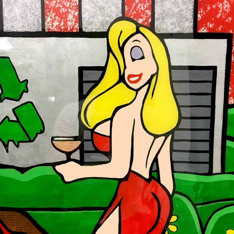 Original Pop Art Cartoon Painting by Pieri Gallery