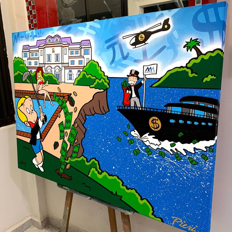 Original Pop Art Cartoon Painting by Pieri Gallery