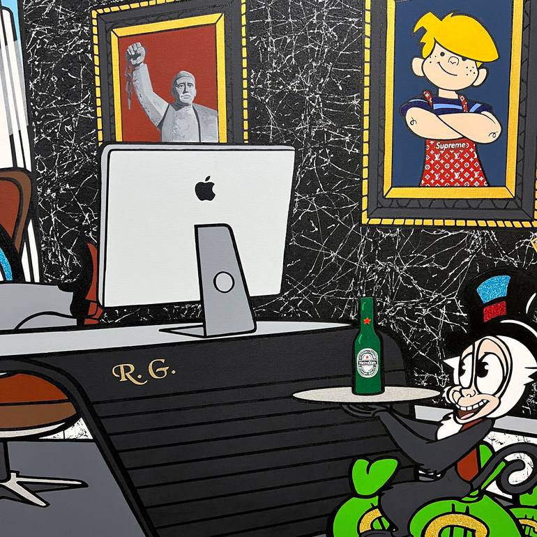 Original Street Art Cartoon Painting by Pieri Gallery