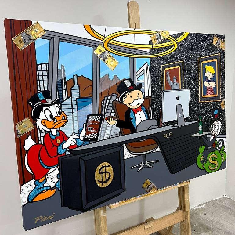 Original Street Art Cartoon Painting by Pieri Gallery