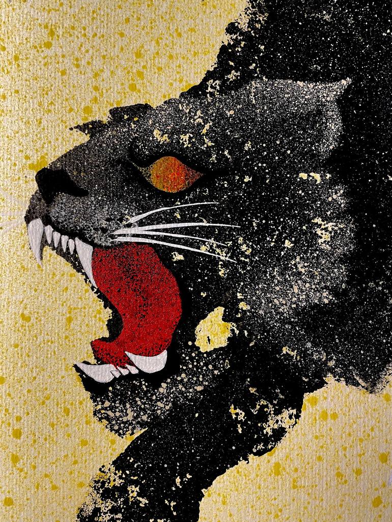 Original Symbolism Animal Painting by Dede Artworks