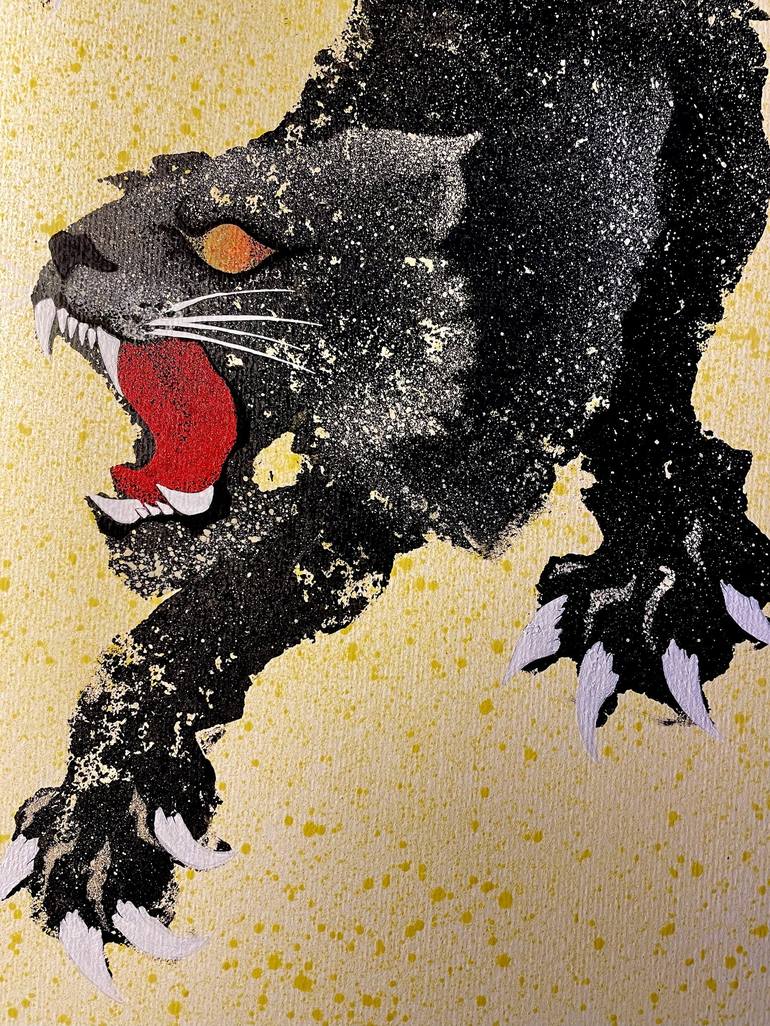 Original Symbolism Animal Painting by Dede Artworks
