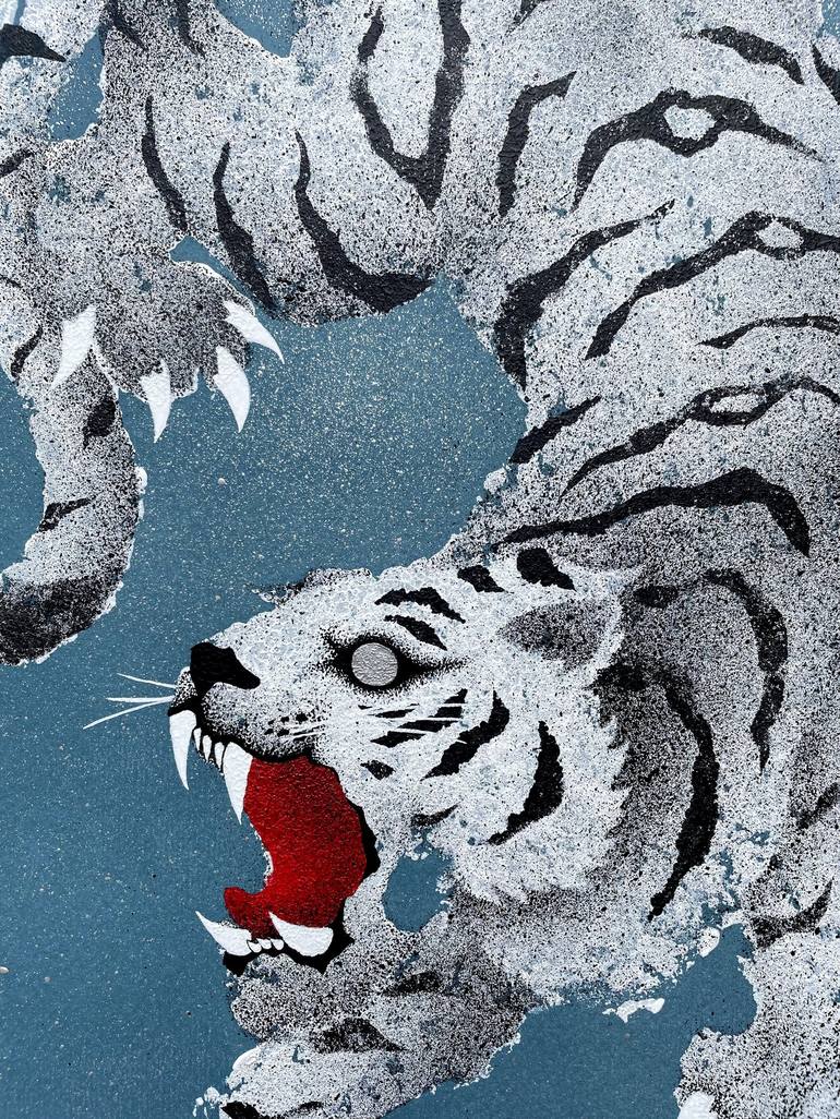 Original Conceptual Animal Painting by Dede Artworks
