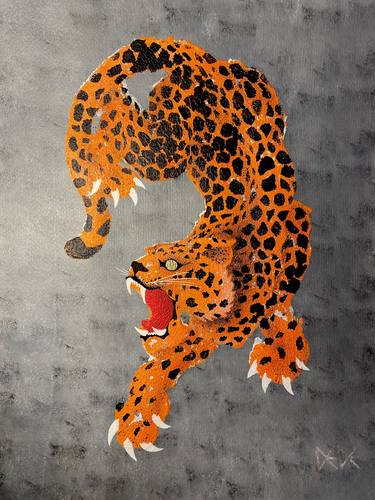 Original Contemporary Animal Painting by Dede Artworks