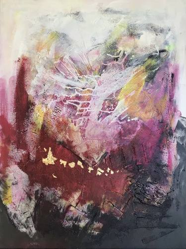 Original Abstract Expressionism Abstract Mixed Media by Susanna Schorr