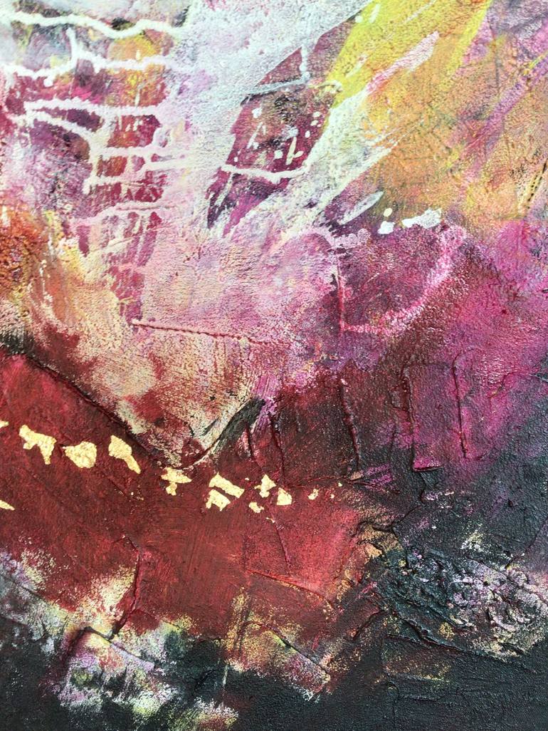 Original Abstract Mixed Media by Susanna Schorr