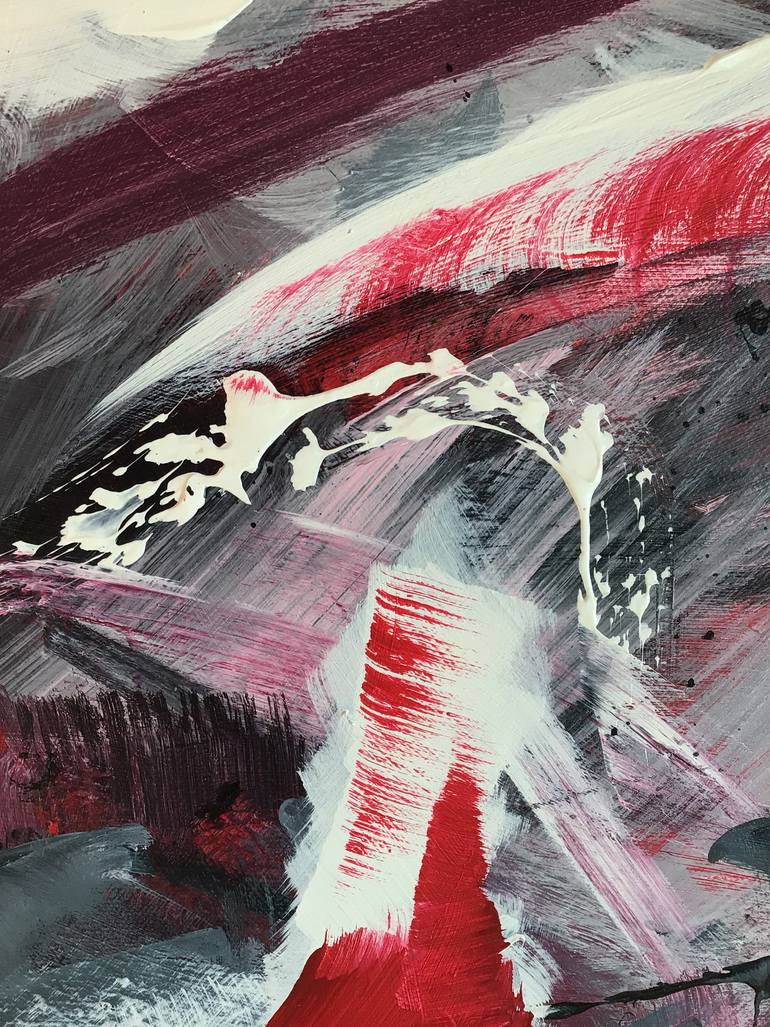 Original Abstract Expressionism Abstract Painting by Susanna Schorr