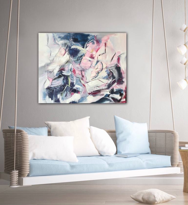 Original Abstract Expressionism Abstract Painting by Susanna Schorr