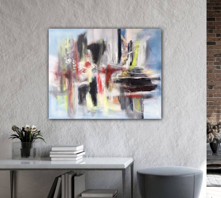 Original Abstract Expressionism Abstract Painting by Susanna Schorr