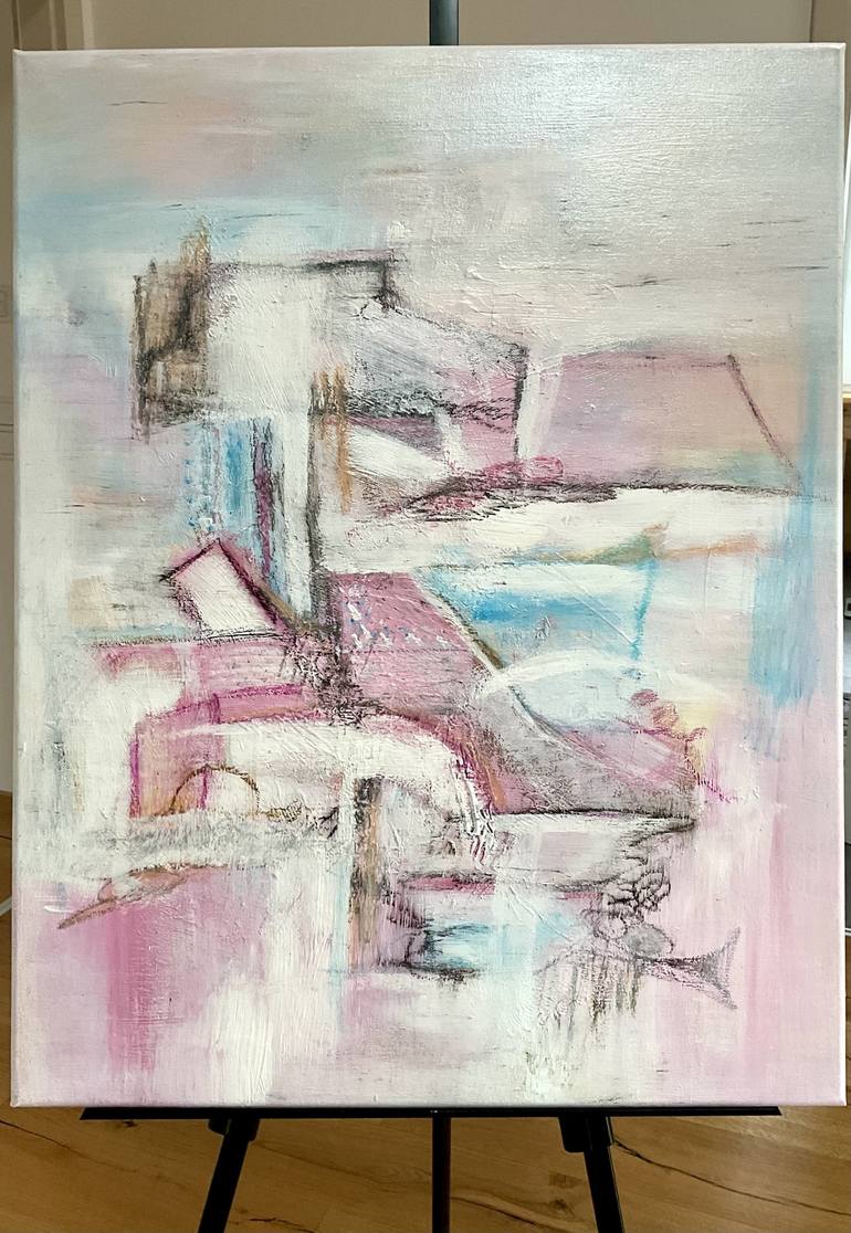 Original Abstract Expressionism Abstract Painting by Susanna Schorr