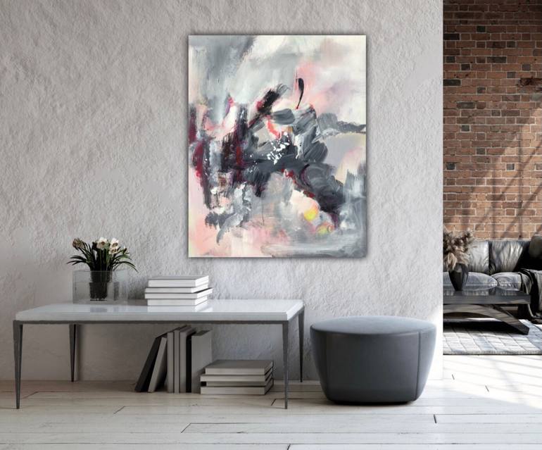 Original Abstract Expressionism Abstract Painting by Susanna Schorr