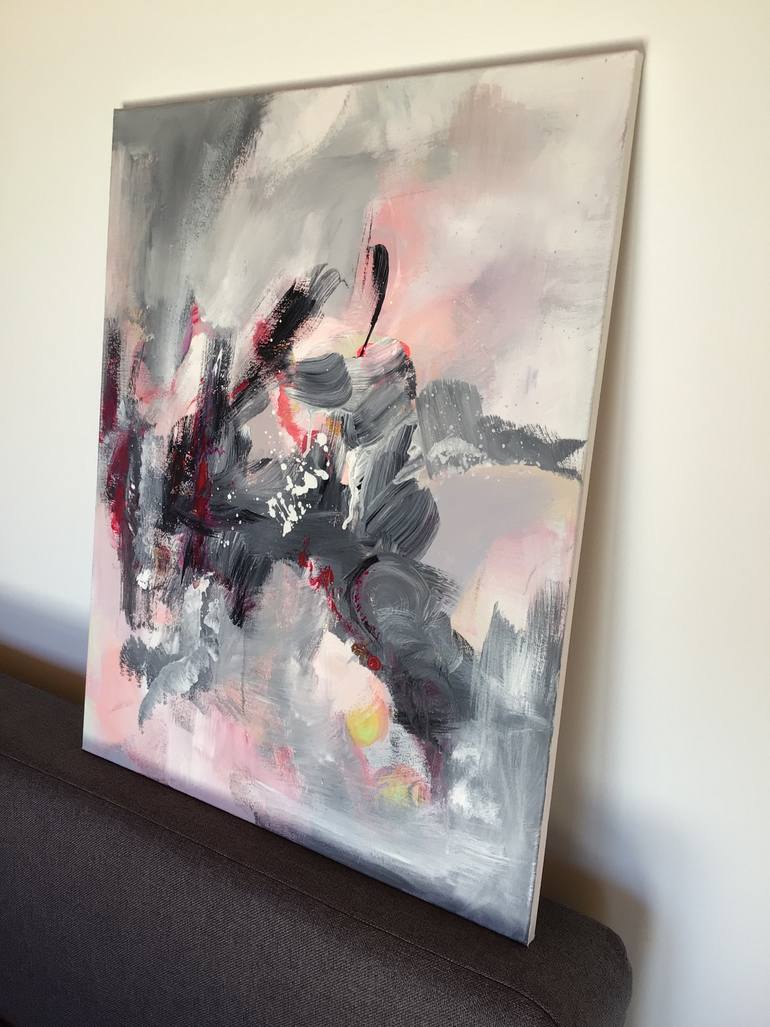 Original Abstract Expressionism Abstract Painting by Susanna Schorr