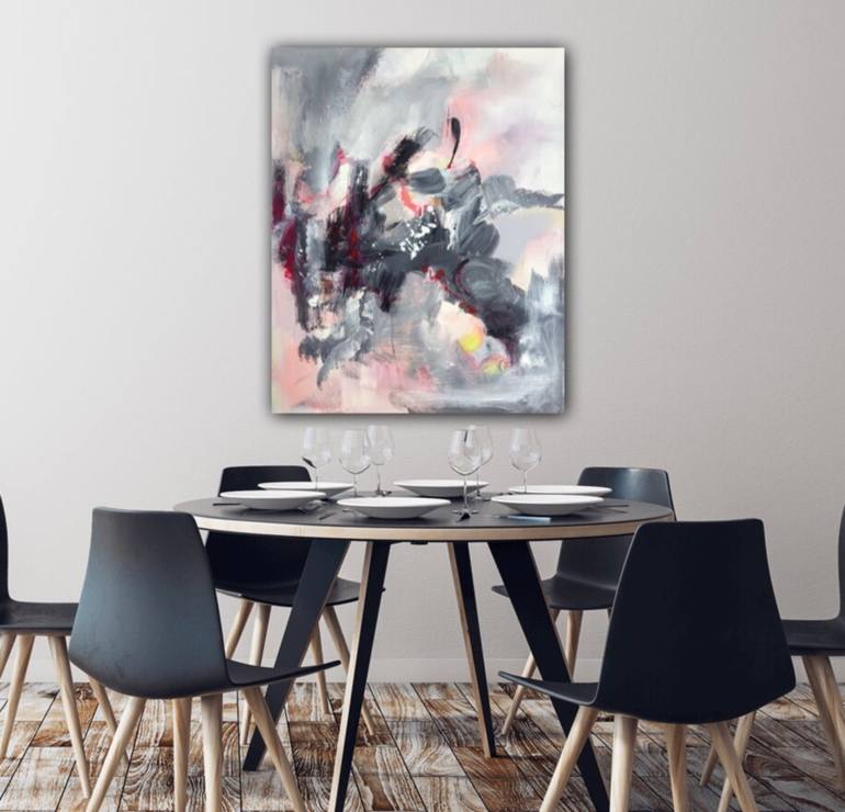Original Abstract Expressionism Abstract Painting by Susanna Schorr