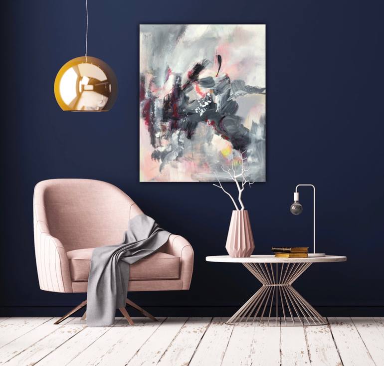 Original Abstract Expressionism Abstract Painting by Susanna Schorr