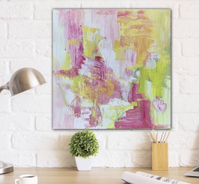 Original Abstract Expressionism Abstract Painting by Susanna Schorr