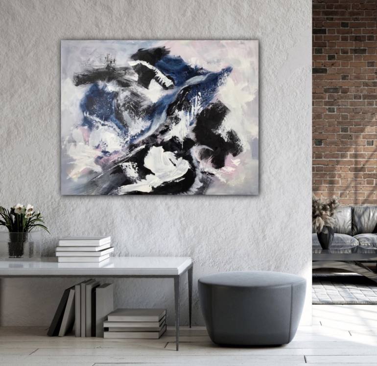 Original Abstract Expressionism Abstract Painting by Susanna Schorr