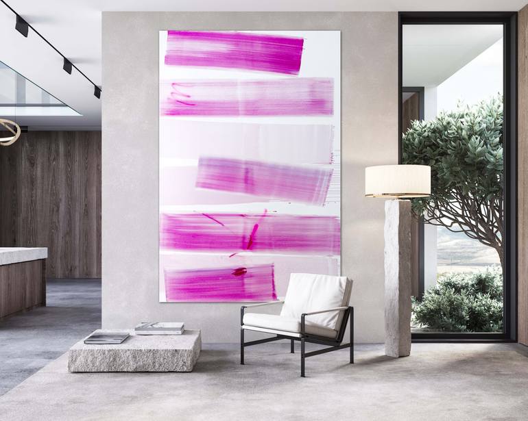 Original Abstract Expressionism Abstract Painting by Manuela Karin Knaut