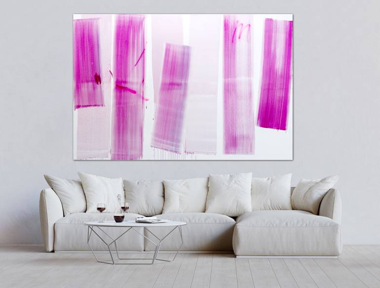Original Abstract Expressionism Abstract Painting by Manuela Karin Knaut