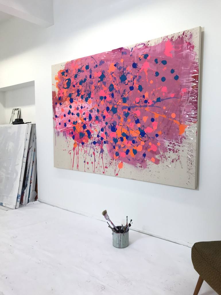 Original Abstract Painting by Manuela Karin Knaut