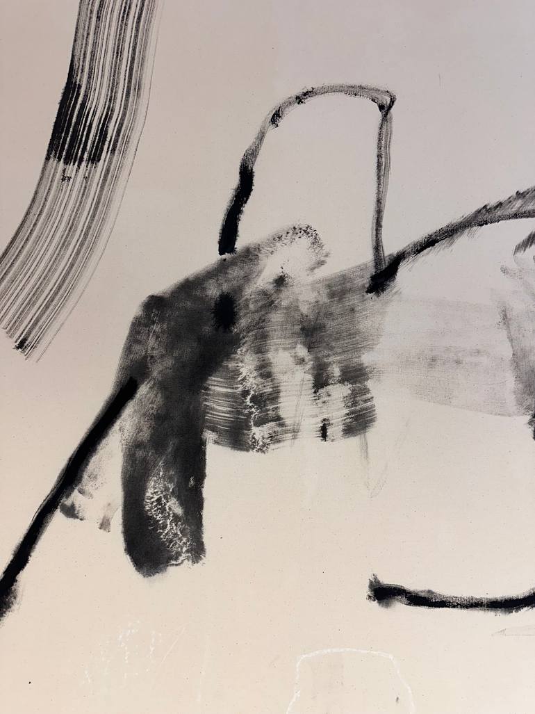 Original Abstract Expressionism Abstract Painting by Manuela Karin Knaut