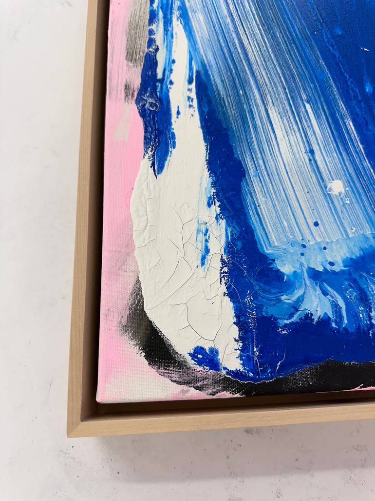 Original Abstract Expressionism Abstract Painting by Manuela Karin Knaut