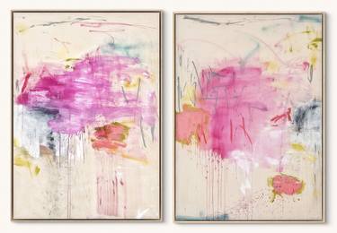 Original Abstract Aerial Paintings by Manuela Karin Knaut