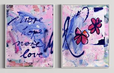Saatchi Art Artist Manuela Karin Knaut; Paintings, “More hope, more love.” #art